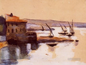 Paisaje marino Paul Cézanne Pinturas al óleo